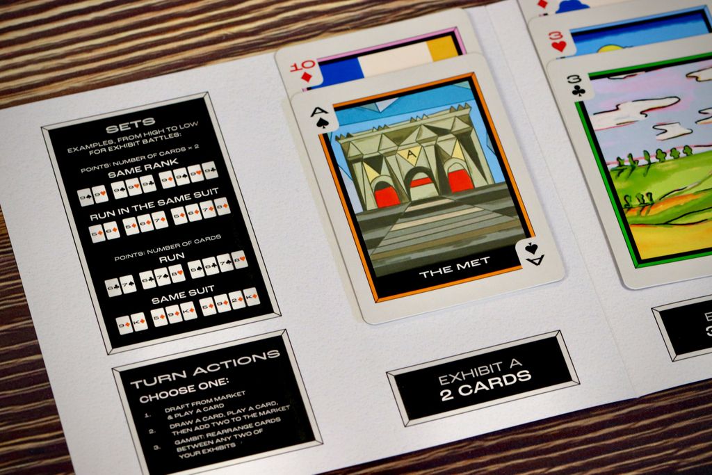 Illustration 5 de Gallery Gambit - Board Game & Designer Playing Cards