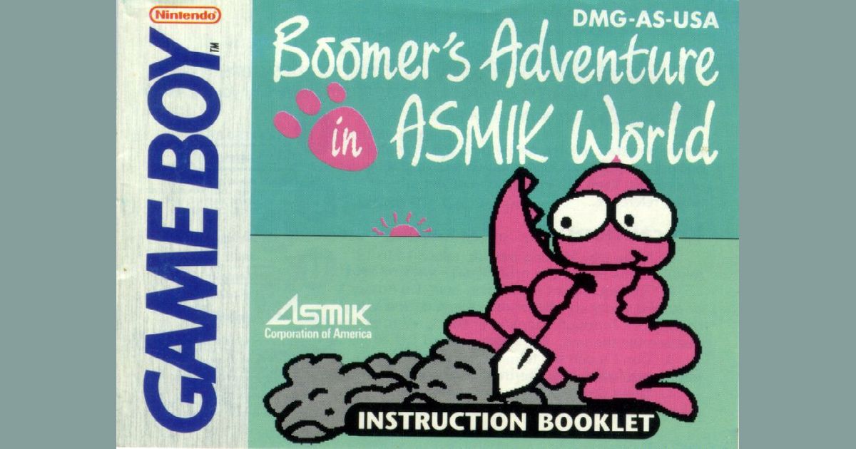 Boomer's Adventure in ASMIK World Video Game VideoGameGeek