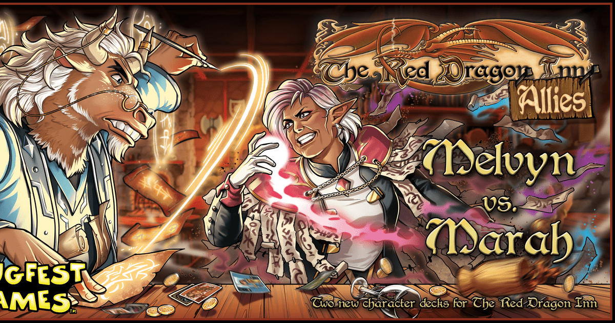 The Red Dragon Inn Allies Melvyn vs. Marah Board Game BoardGameGeek
