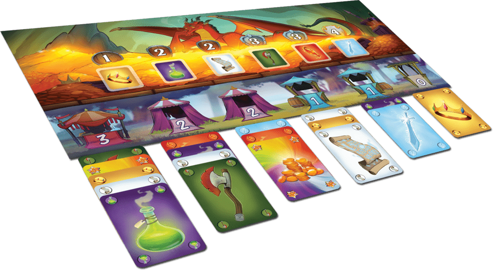 Please Don't Burn My Village!, Fireside Games, 2025 — 샘플 구성 요소