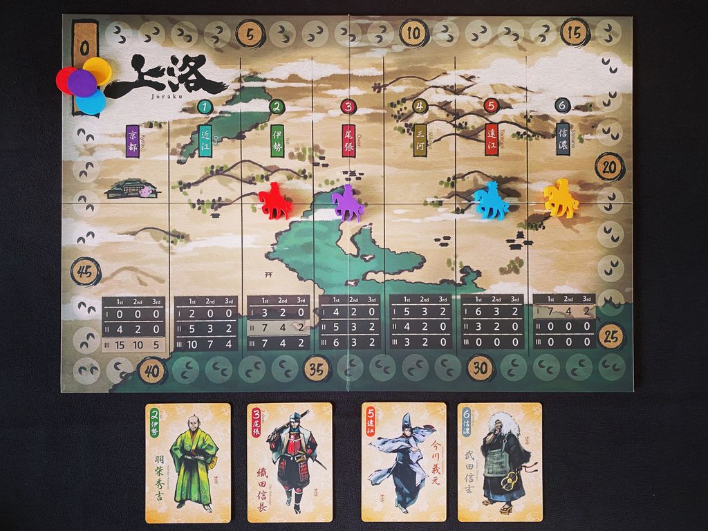 Joraku Card Game By Tasty Minstrel Games - Strategy Game For 3-4 Players, 30-60 Min