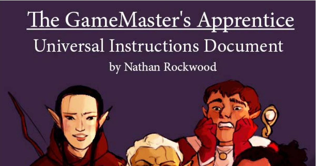 The GameMaster's Apprentice | RPG Item | BoardGameGeek