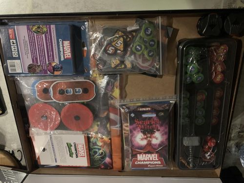 Organizer compatible with Marvel Champions 