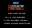 Video Game: NES Play Action Football