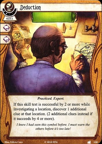 skill cards arkham horror Horror: The Card Game Carolyn Fern Investigator Deck Perception  ArkhamDB