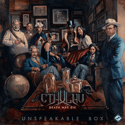 Cthulhu: Death May Die – Unspeakable Box Cover Artwork