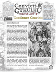 RPG Item: Convicts & Cthulhu: Ticket of Leave #08: Gentleman Convicts