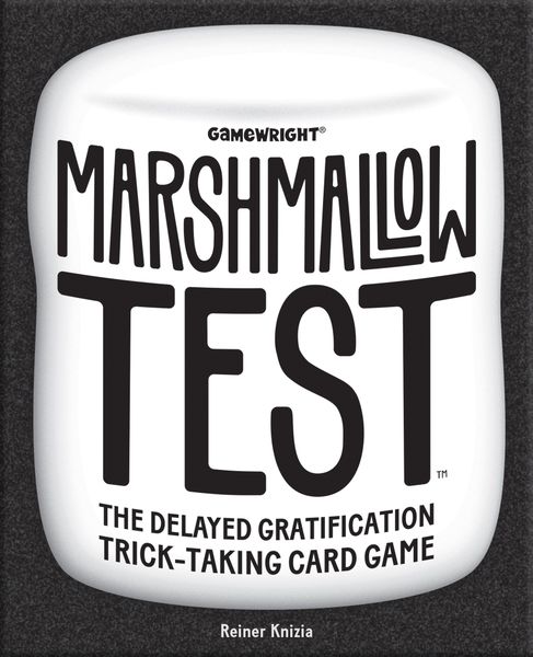 Marshmallow Test, Gamewright, 2020 — front cover (image provided by the publisher)