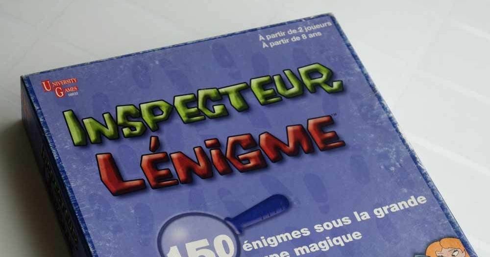 Inspecteur Lénigme Board Game BoardGameGeek