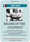Twilight Struggle: Regime of the Colonels Promo Card