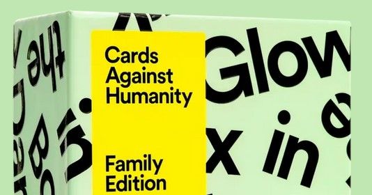 Glow in the Dark Box—Cards Against Humanity Family Edition - Board