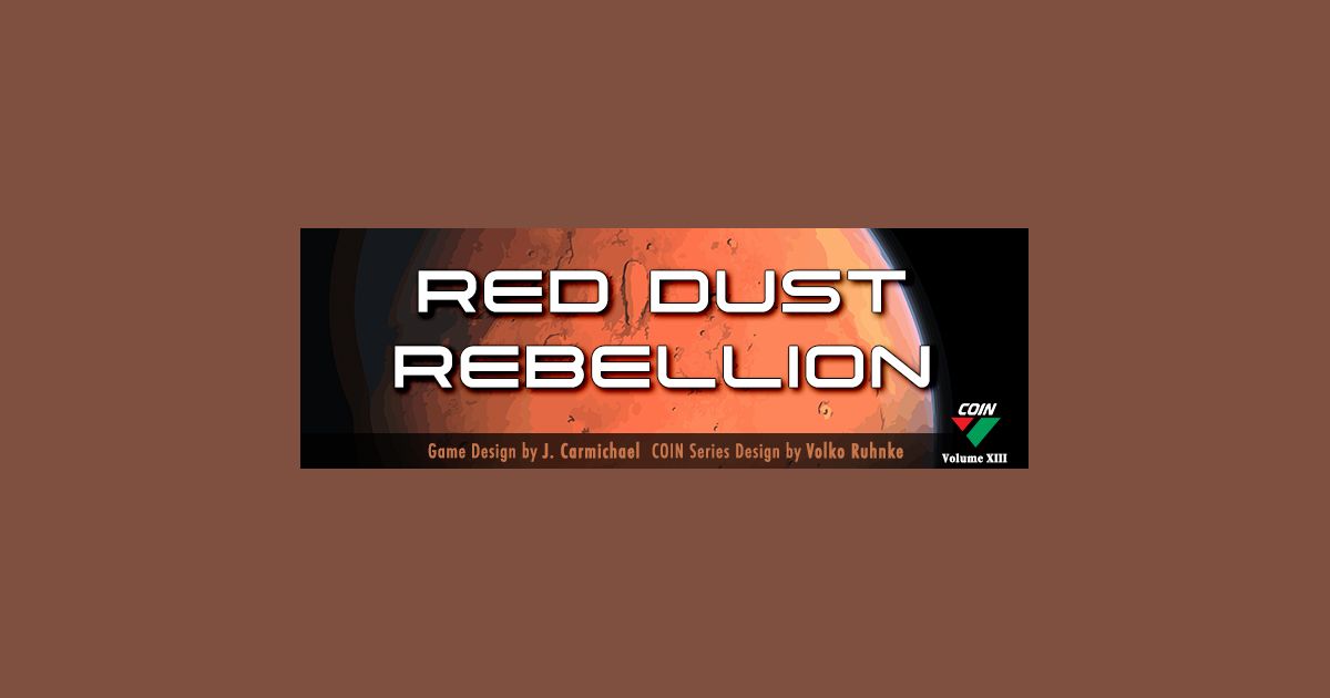 BoardGameGeek Red Dust Rebellion
