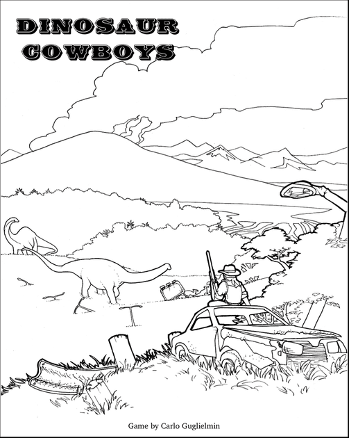 Dinosaur Cowboys Reference Sheet | Dinosaur Cowboys