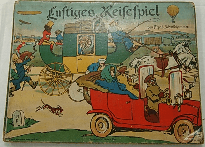 Lustiges Reisespiel
