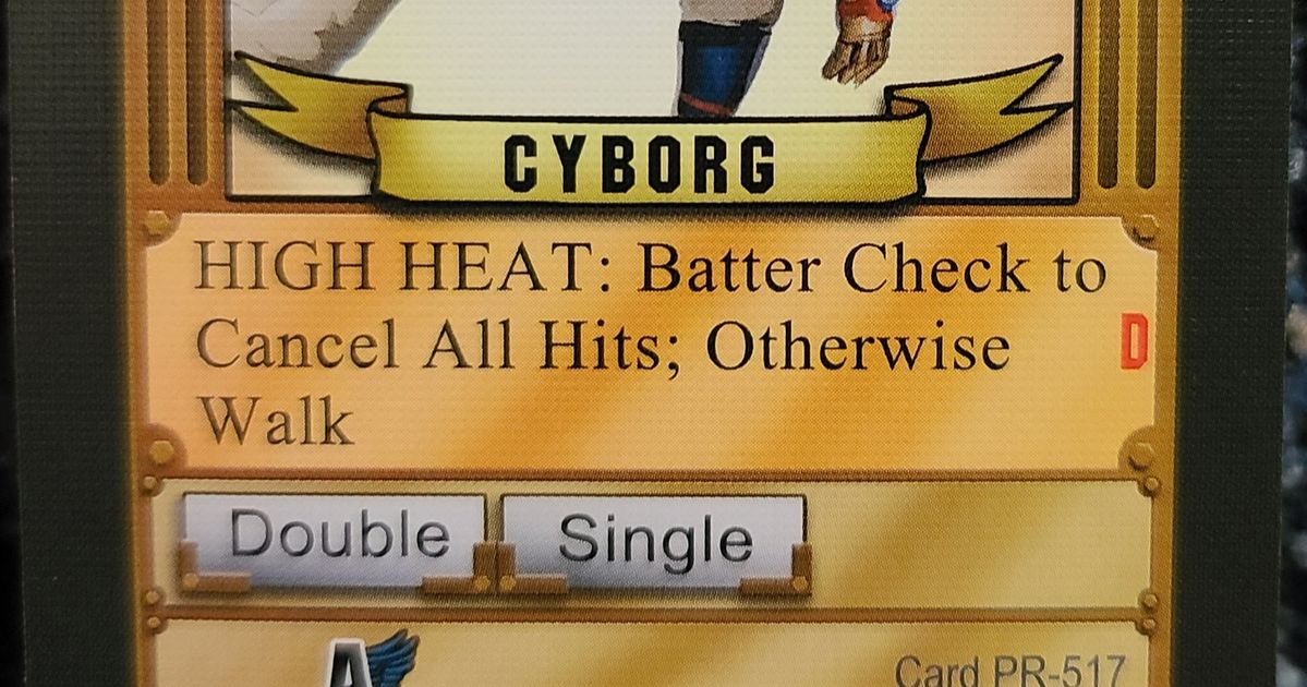 Baseball Highlights 2045 Ryan Funkhouser Promo Card Board Game