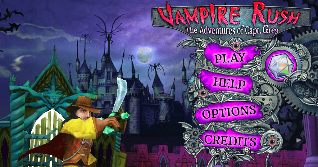 Vampire Rush: The Adventures of Captain Greg | Video Game | BoardGameGeek