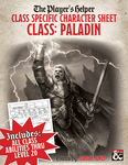 RPG Item: The Player's Helper: Class Specific Character Sheet Class: Paladin