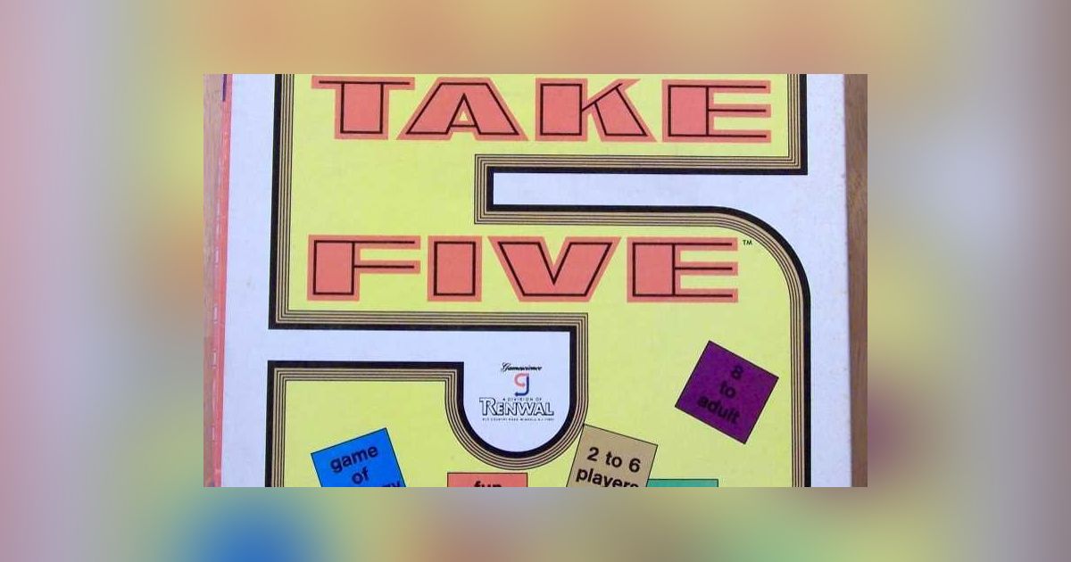 Take Five Board Game BoardGameGeek