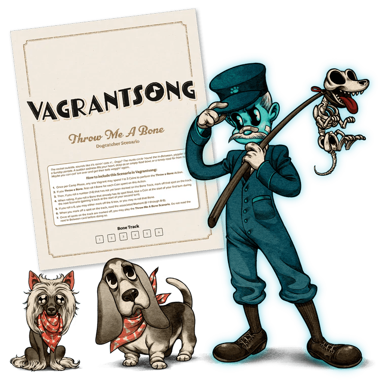 Vagrantsong: Dogcatcher Scenario – Throw Me a Bone