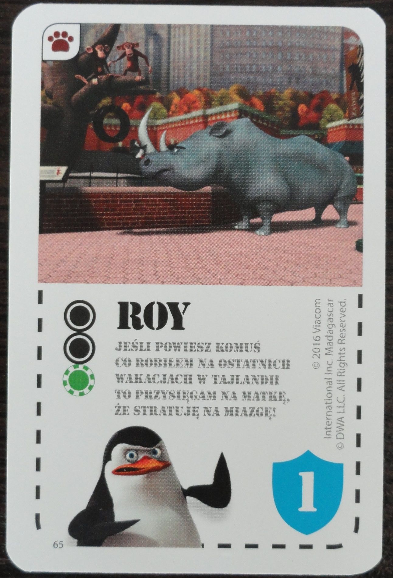 Pingwiny z Madagaskaru: Roy