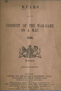 Rules for the conduct of the war-game on a map 1896