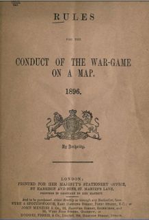 Rules for the conduct of the war-game on a map 1896