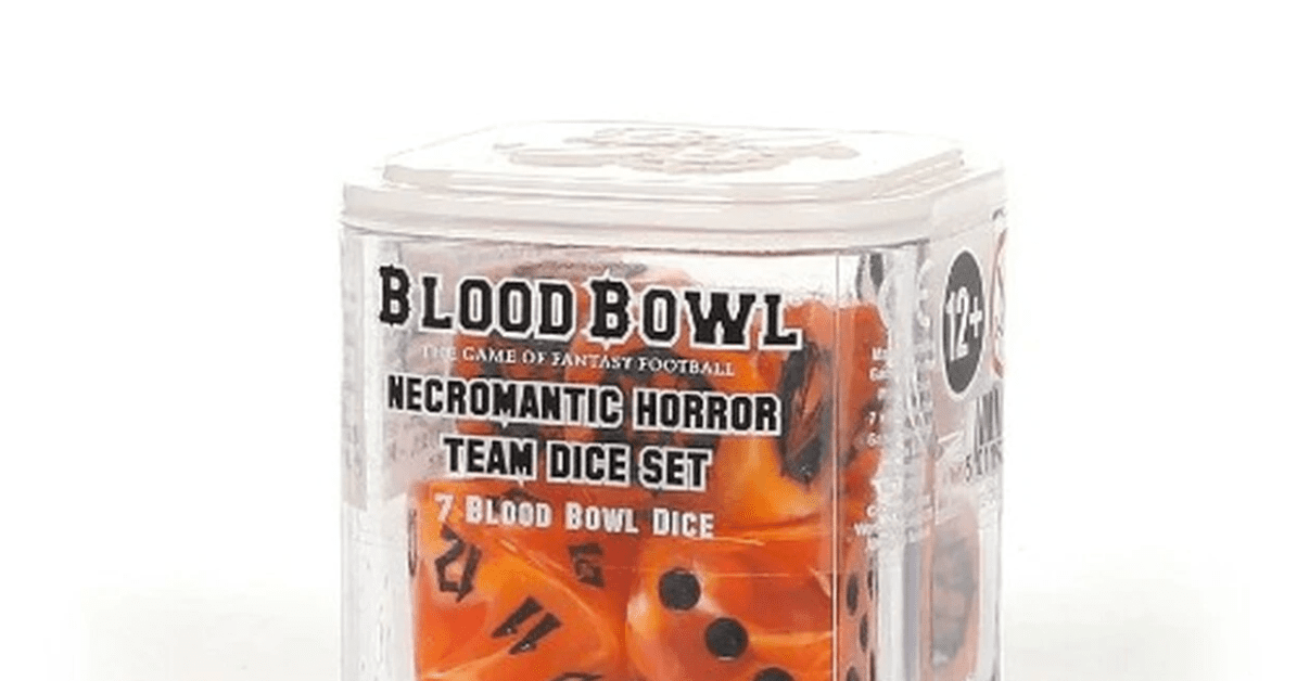 Blood Bowl (Second Season Edition): Necromantic Horror Dice Set