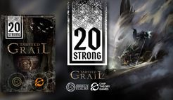 20 Strong Tainted Grail dark fantasy solo board game for 1 player - official Chip Theory Games cover
