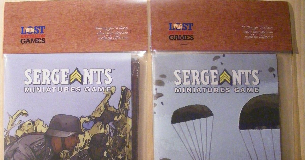 Sergeants Miniatures Game: Tactics Module | Board Game | BoardGameGeek