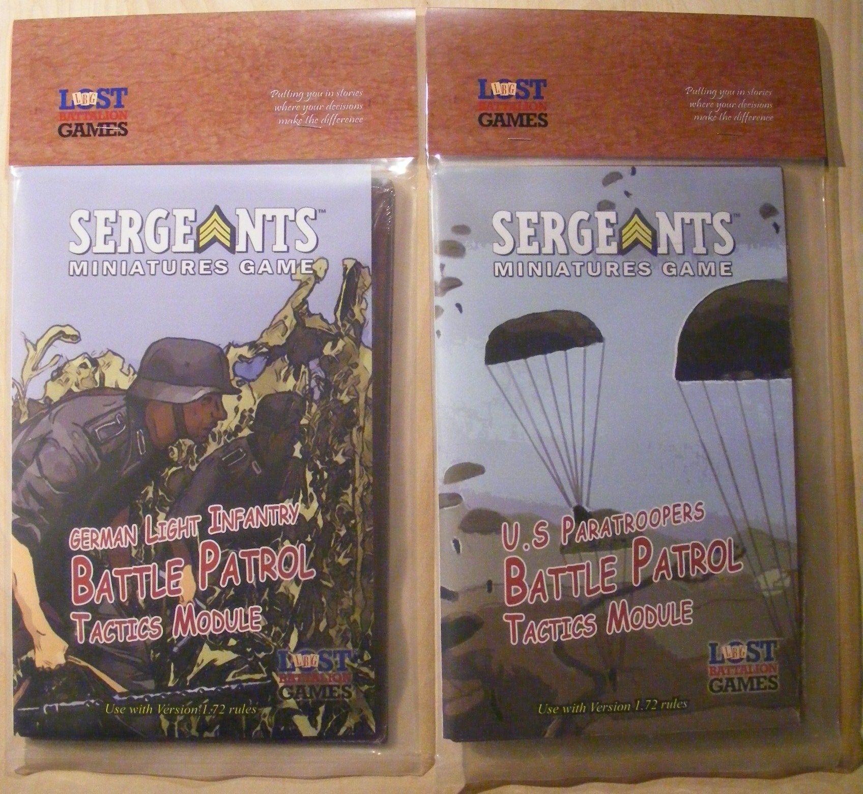 Sergeants Miniatures Game: Tactics Module