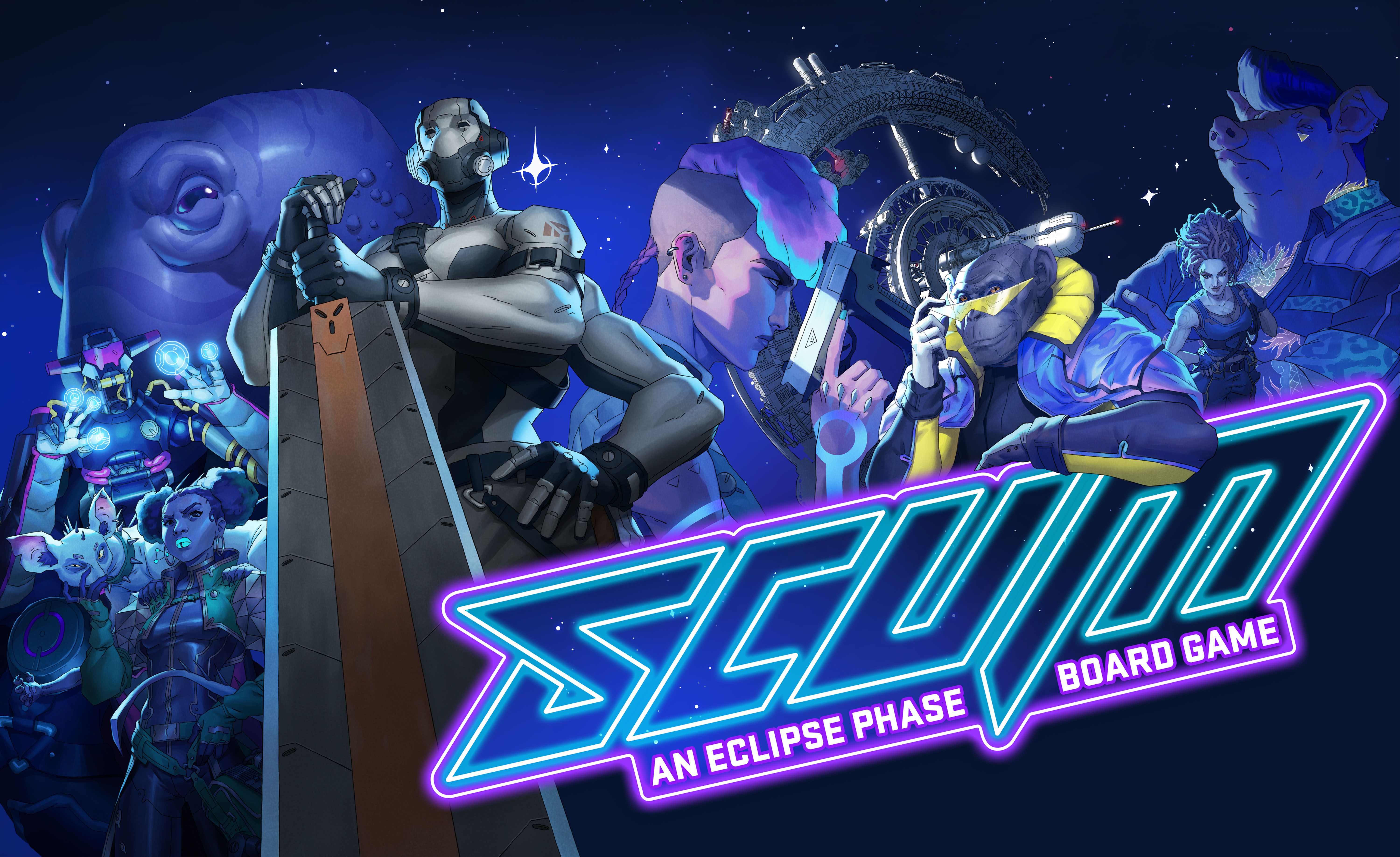 Cover art for SCUM: An Eclipse Phase Board Game