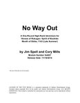 RPG Item: SoB57: No Way Out
