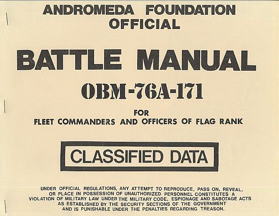 Andromeda Foundation Official Battle Manual cover