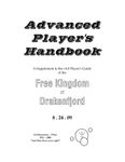 RPG Item: Advanced Player's Handbook - a Supplement to the Player's Guide of the Free Kingdom of Drakenfjord