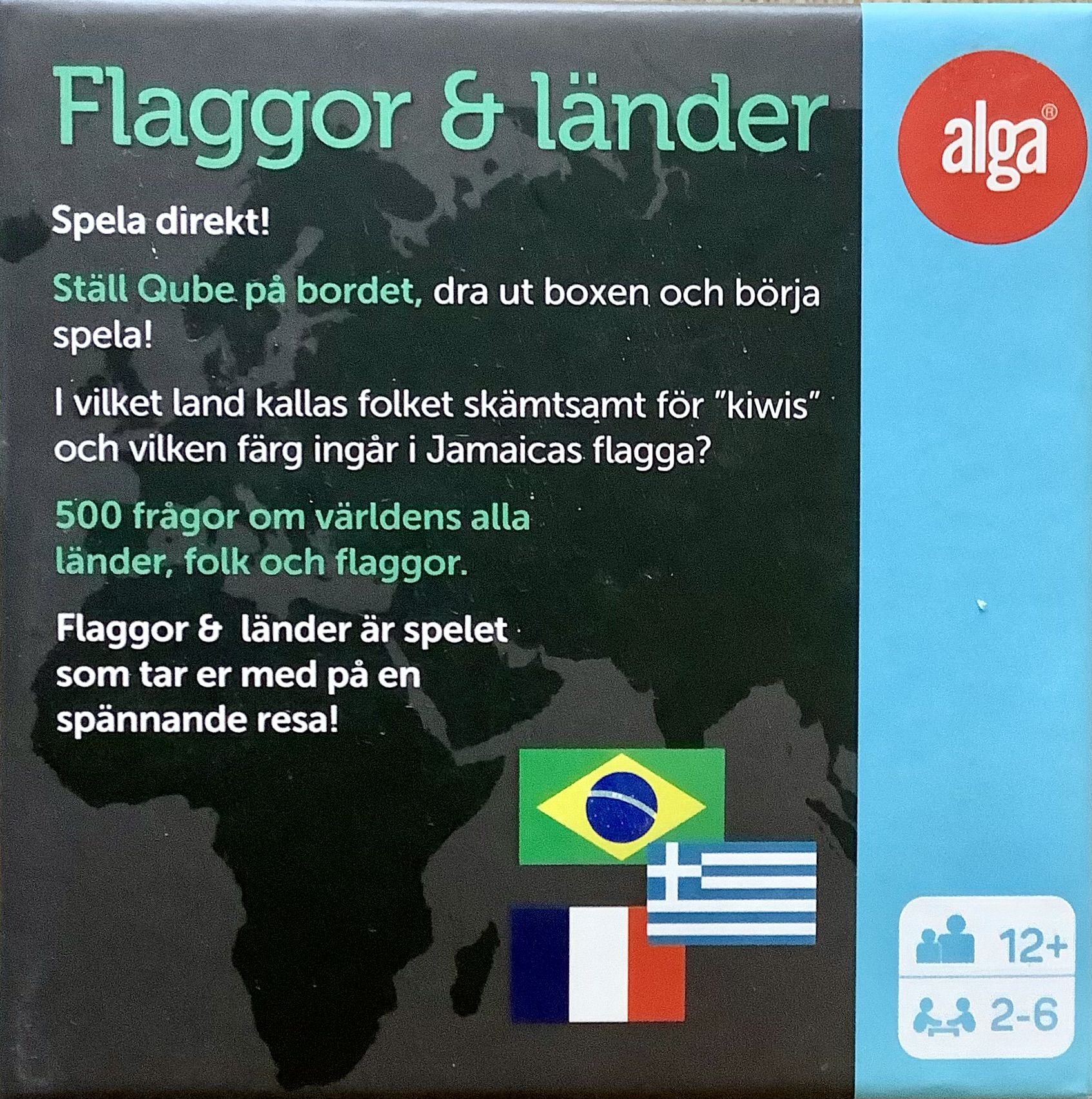 Qube: Flaggor och länder