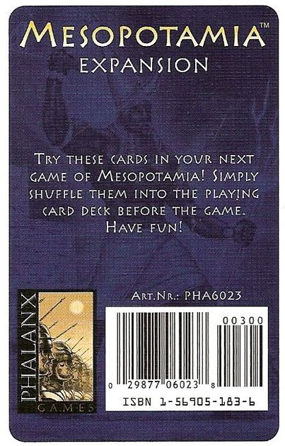 Mesopotamia: Expansion | Board Game | BoardGameGeek