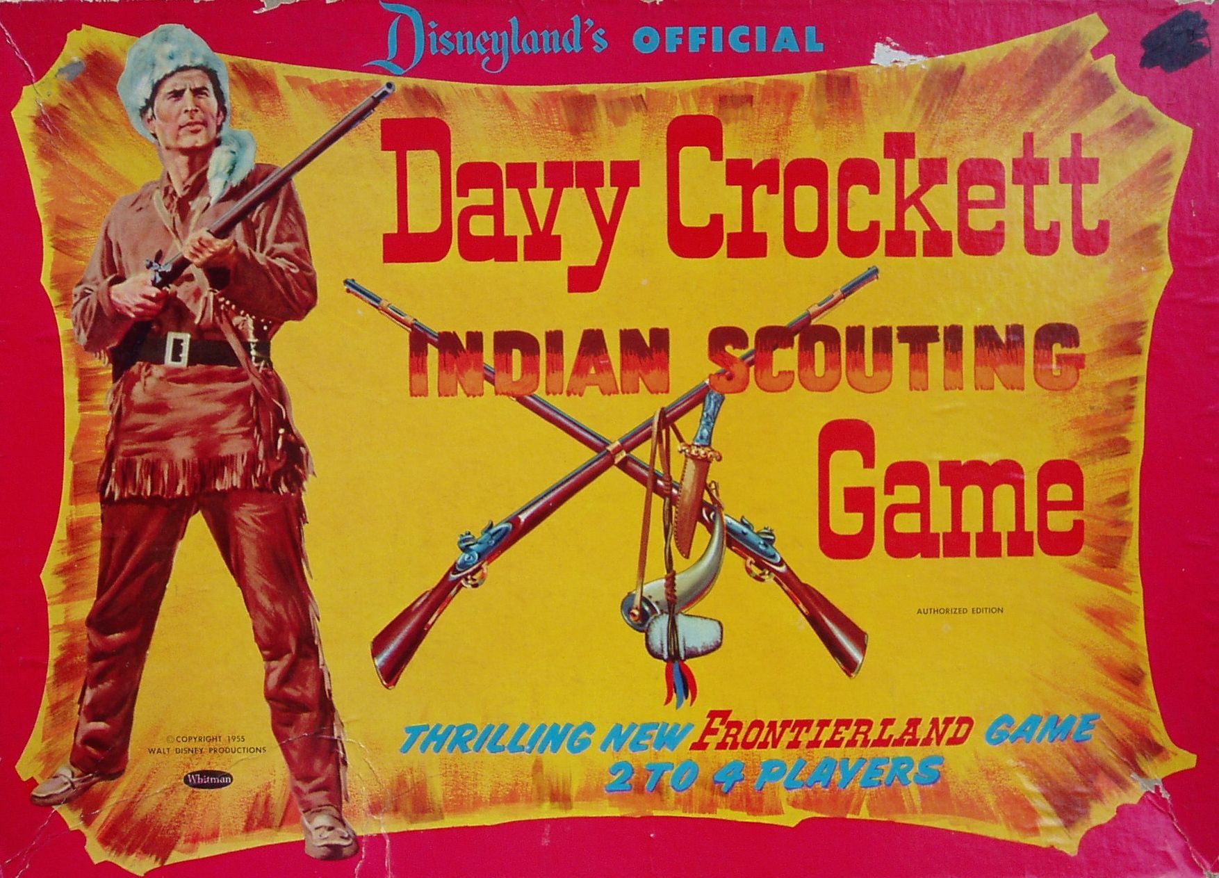 Davy Crockett Indian Scouting Game box art