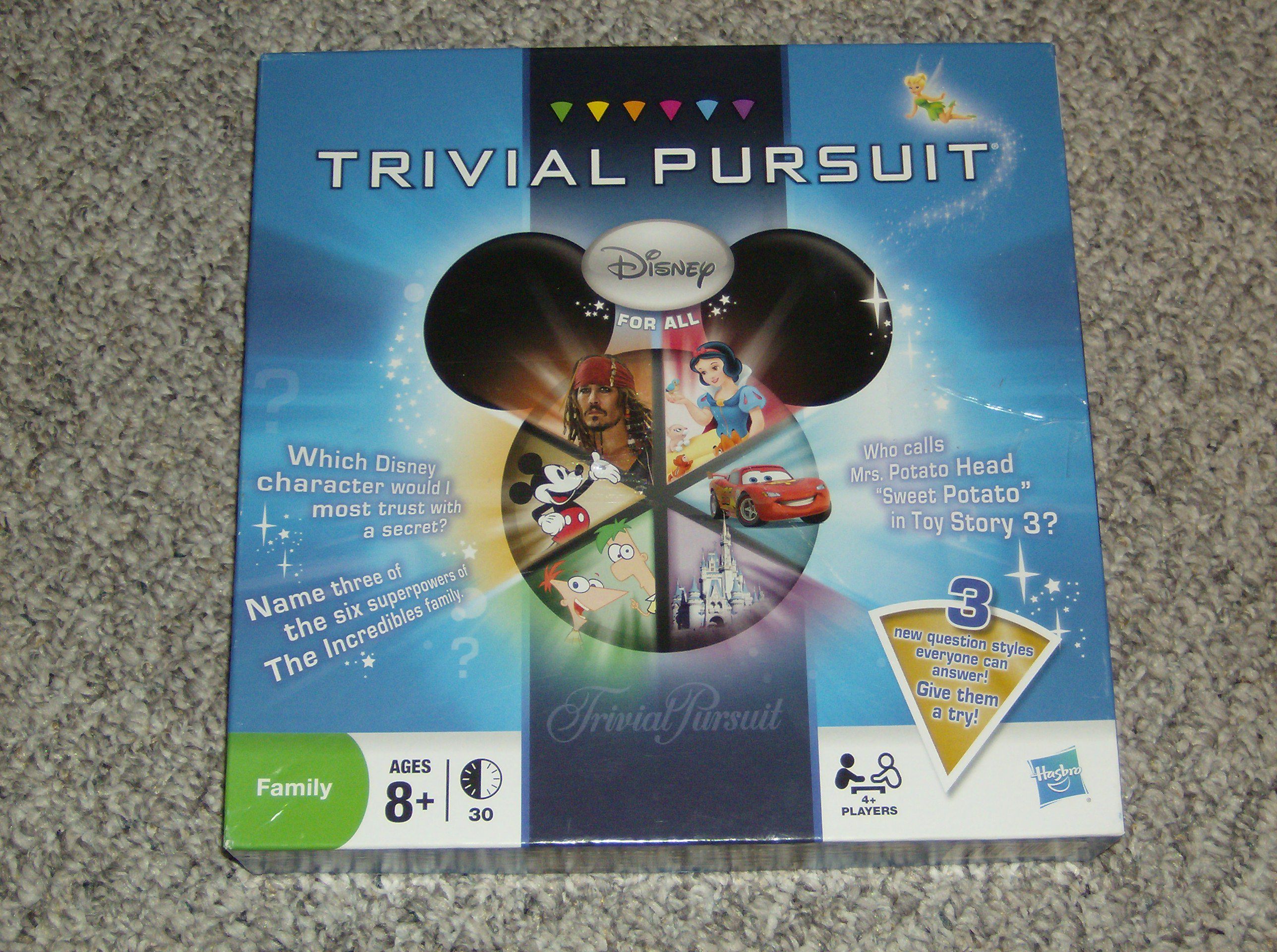 Trivial Pursuit: Disney for All box art