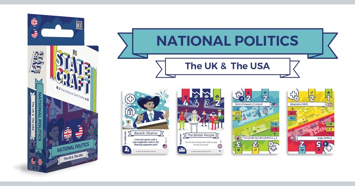 Statecraft The Political Card Game National Politics Expansion (UK