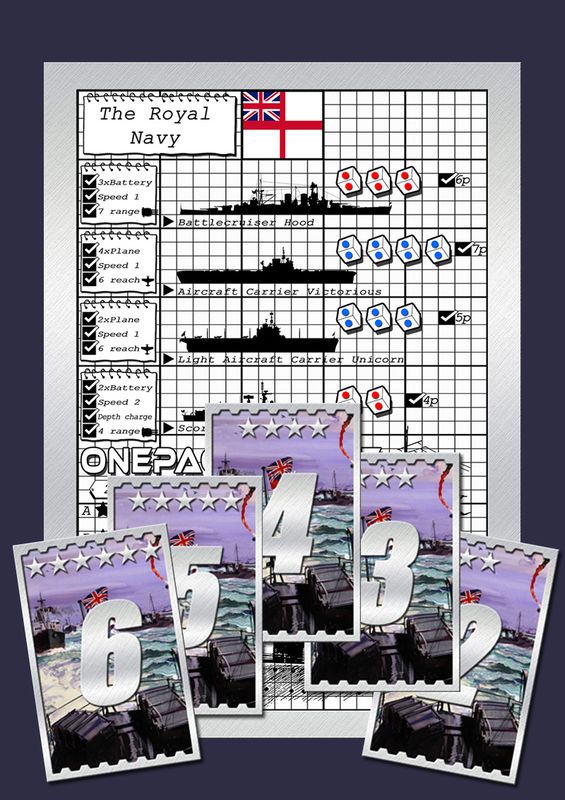 Illustration 12 de One Page Naval Battles