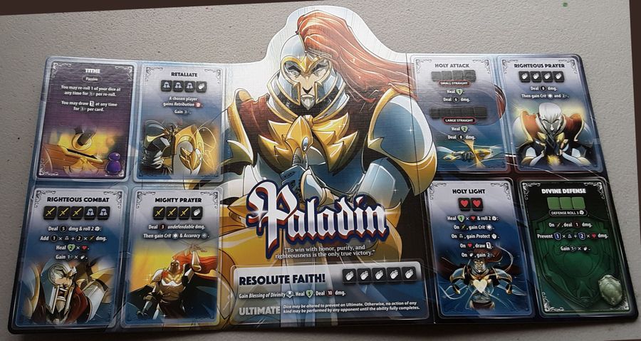 Asset image game Dice Throne: Season One ReRolled – Monk v. Paladin