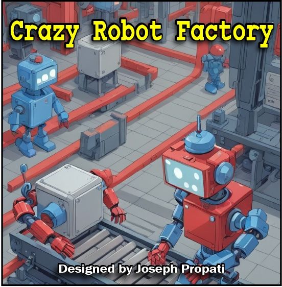 Crazy Robot Factory box art