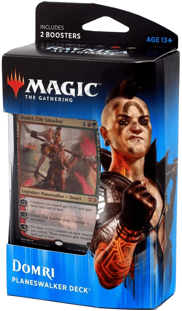 Magic: The Gathering – Ravnica Allegiance Planeswalker Deck: Domri, City Smasher cover