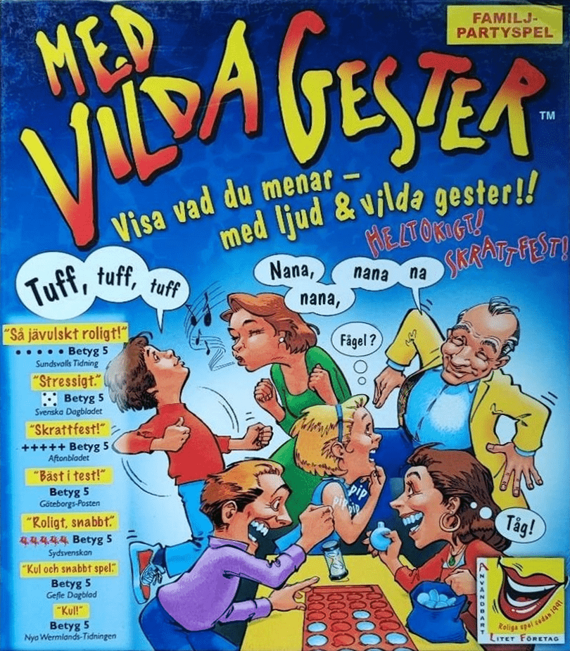 Med vilda gester