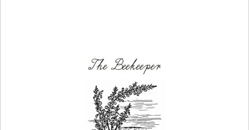 The Beekeeper | RPG Item | RPGGeek