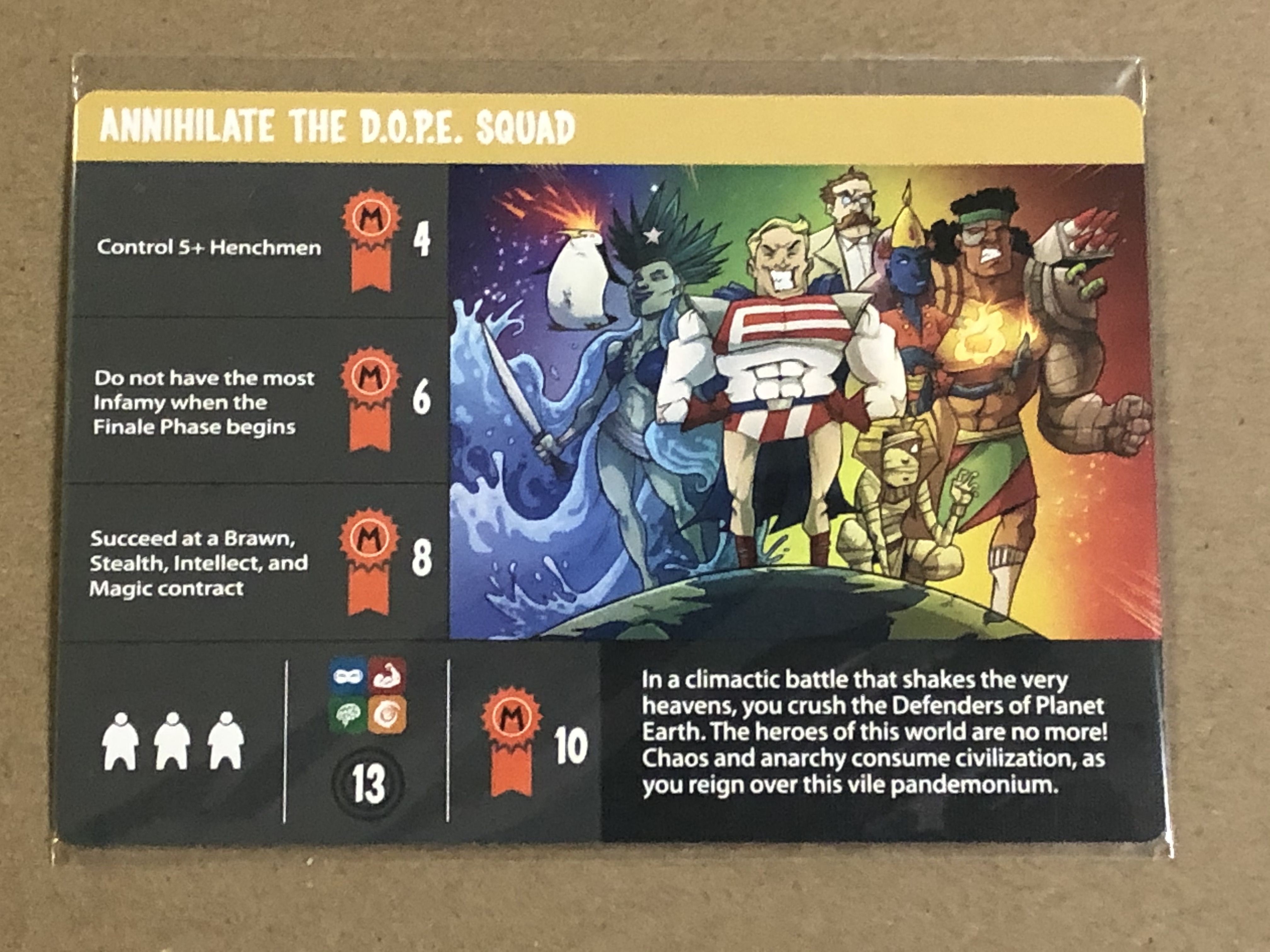 Maniacal: Annihilate the D.O.P.E. Squad Finale Promo Card