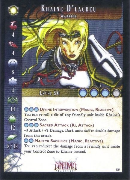 Anima Tactics: Khaine D'Lacreu