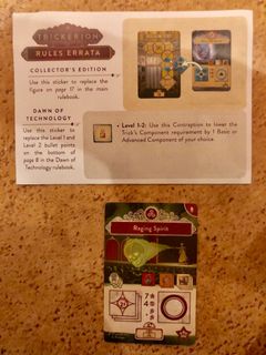 Trickerion: Dawn of Technlology – Raging Spirit Errata Pack