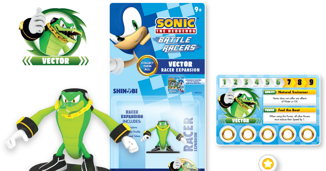 Sonic the Hedgehog: Battle Racers – Vector Racer Expansion | Board Game ...