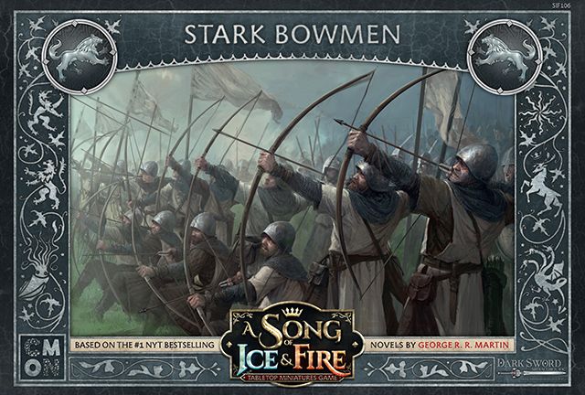 Canción de hielo y fuego: Arqueros Stark box art